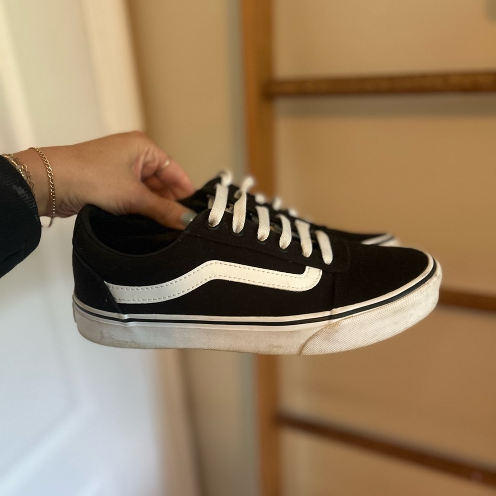 Vans Black and White Old Skool Sneakers